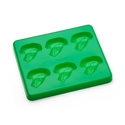 2434022 - Broccoli Silicone Food Mould & Lid 6 Portion Green
