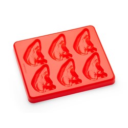 2434030 - Chicken Breast Silicone Food Mold & Lid 6 Portion Red