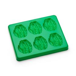 2434037 - Spinach Silicone Food Mold & Lid 6 Portion Green