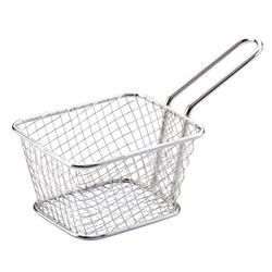 1803174 - Pro.Mundi Service Basket Rectangle Stainless Steel 100x85x55mm
