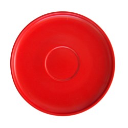 CAFE CAPPUCCINO SAUCER RED 152MM (6/36)