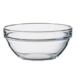 STACK EMPILABLE BOWL 120MM TUFF GLASS (36)