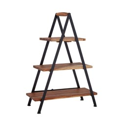 STAND 3 TIER ACACIA / IRON 480X230X680MM (2)