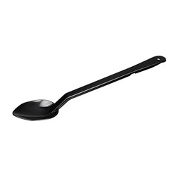 SPOON SERVING 325MM SOLID BLK PCARB (12)