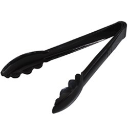 TONGS  SCALLOP 240MM BLK PCARB (12)