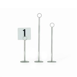 TABLE NUMBER STAND 200MM RING CLIP 70MM HEAVY BASE (12)