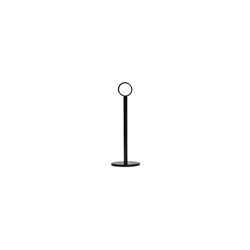 TABLE NUMBER STAND 200MM BLK RING CLIP 70MM BASE (12)