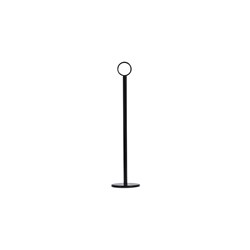 TABLE NUMBER STAND 300MM BLK RING CLIP 70MM BASE (12)