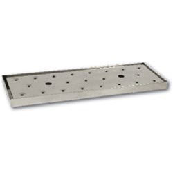 DRIP TRAY S/S PERFORATED TOP 2 PCE 557X182X27MM