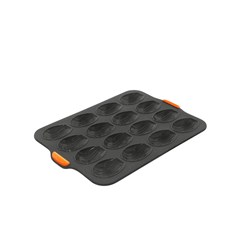 Madeleine Pan Silicone 12 Cup 355X245x20mm Grey (6)