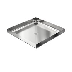 B&F SF1 FABRICATED SHOWER TRAYS 775 X 775 CENTRE WASTE