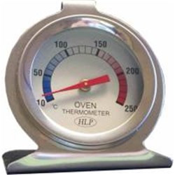 THERMOMETER OVEN 75MM ROUND +50 TO 300C DIAL STYLE