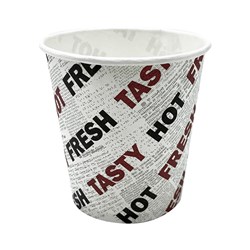 PAPER CHIP CUP 12OZ / 170GM 50/PKT (20) STOCK PRINT