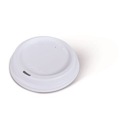 SMOOTH HOT CUP LID WHT SUIT 355& 473ML CUP 1000/CTN