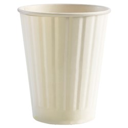 BIOCUP DOUBLE WALL 90MM WHT 12OZ 355ML 40/PKT (25)