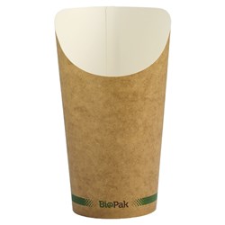 BIOCUP CHIP CUP BROWN 16OZ 473ML 50/PKT(20)