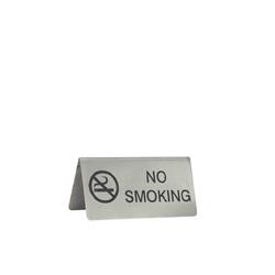 SIGN NO SMOKING S/S 18/10 100X43MM A FRAME (12)