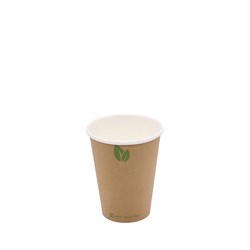 Single Wall Coffee Cup Kraft Brown 12oz 355ml